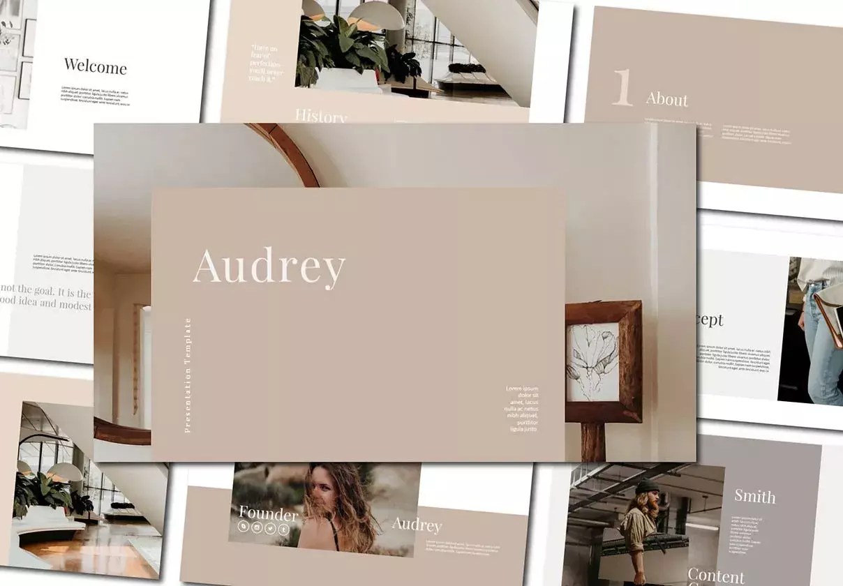 Audrey - PowerPoint Template