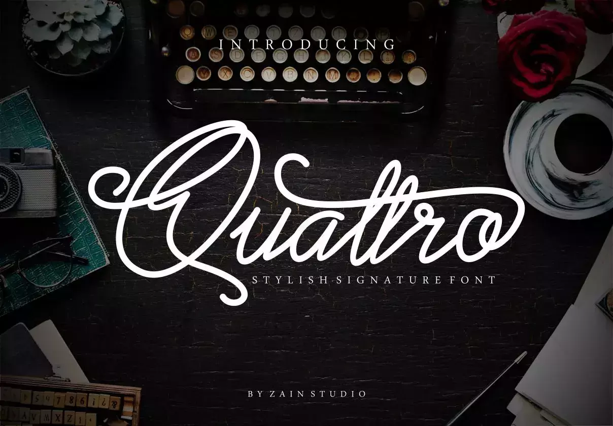 Quattro Script Font