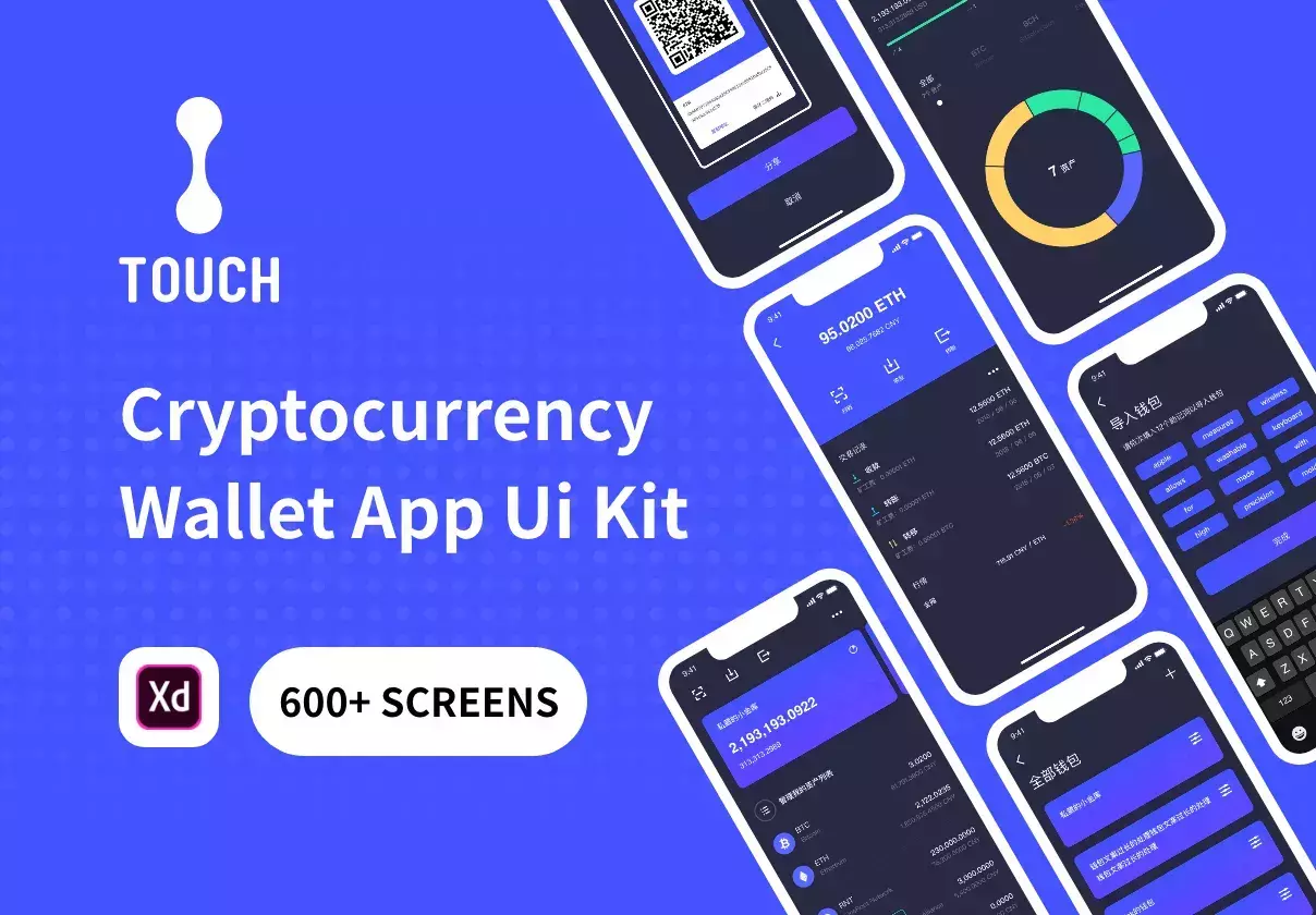 Cryptocurrency Wallet App Ui Kit