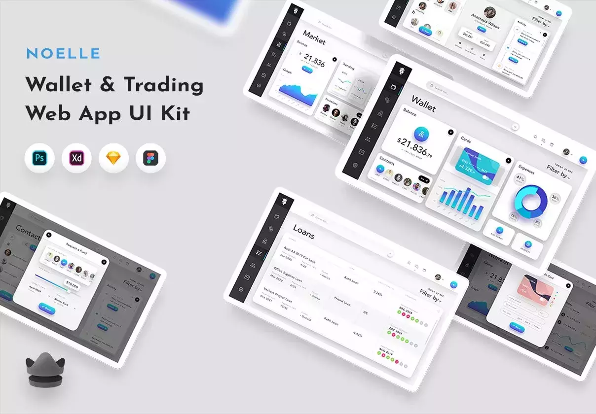 Noelle - Crypto Wallet UI Kit