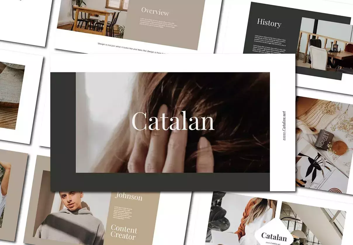 Catalan - PowerPoint Template