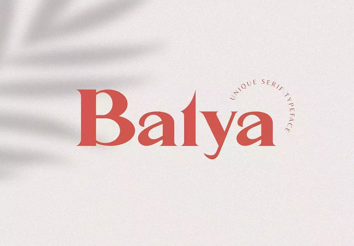 Balya - a classic Typeface