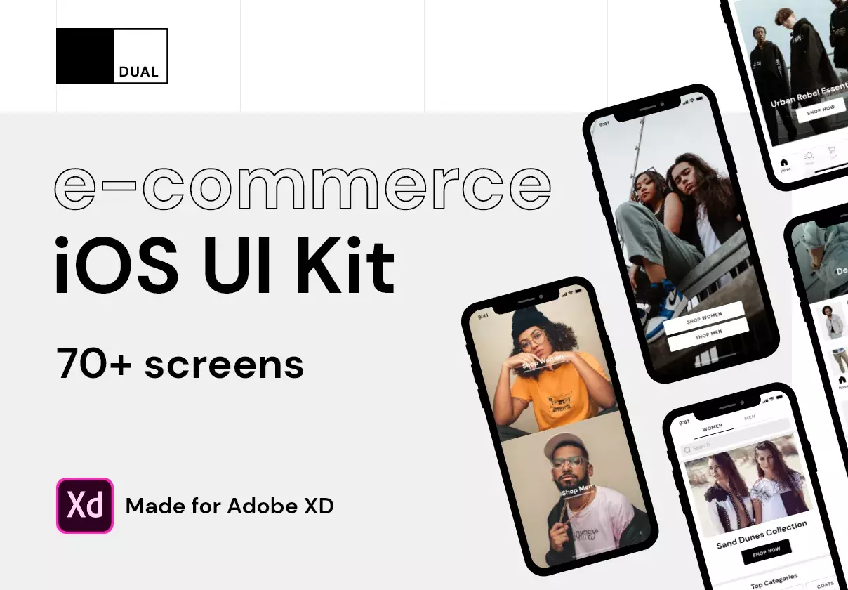 DUAL — e-commerce iOS UI Kit