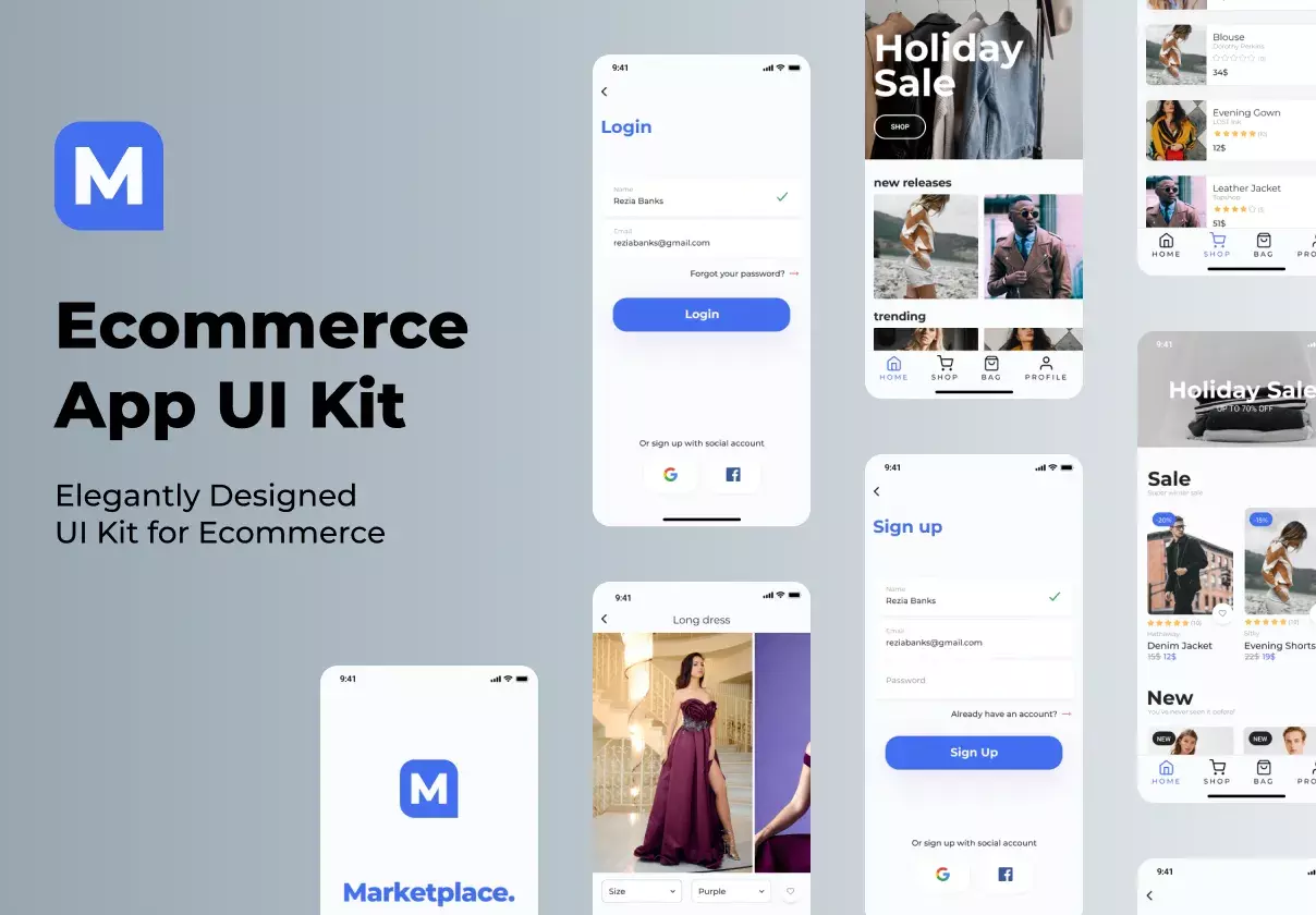 Marketplace App UI Kit