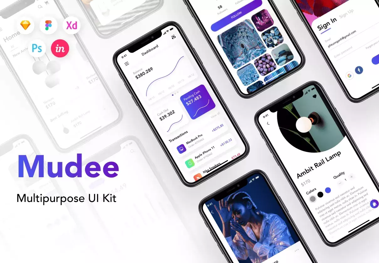 Mudeee - Multipurpose UI Kit