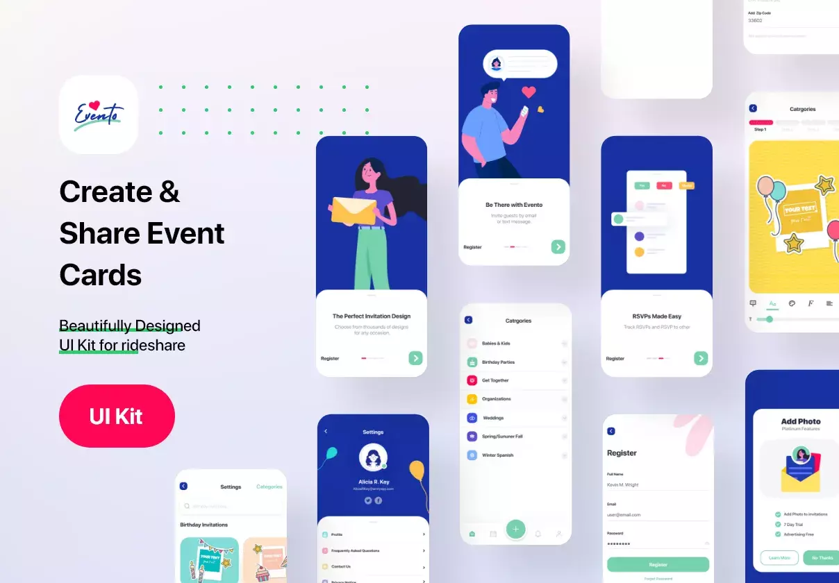 Evento App Ui Kit