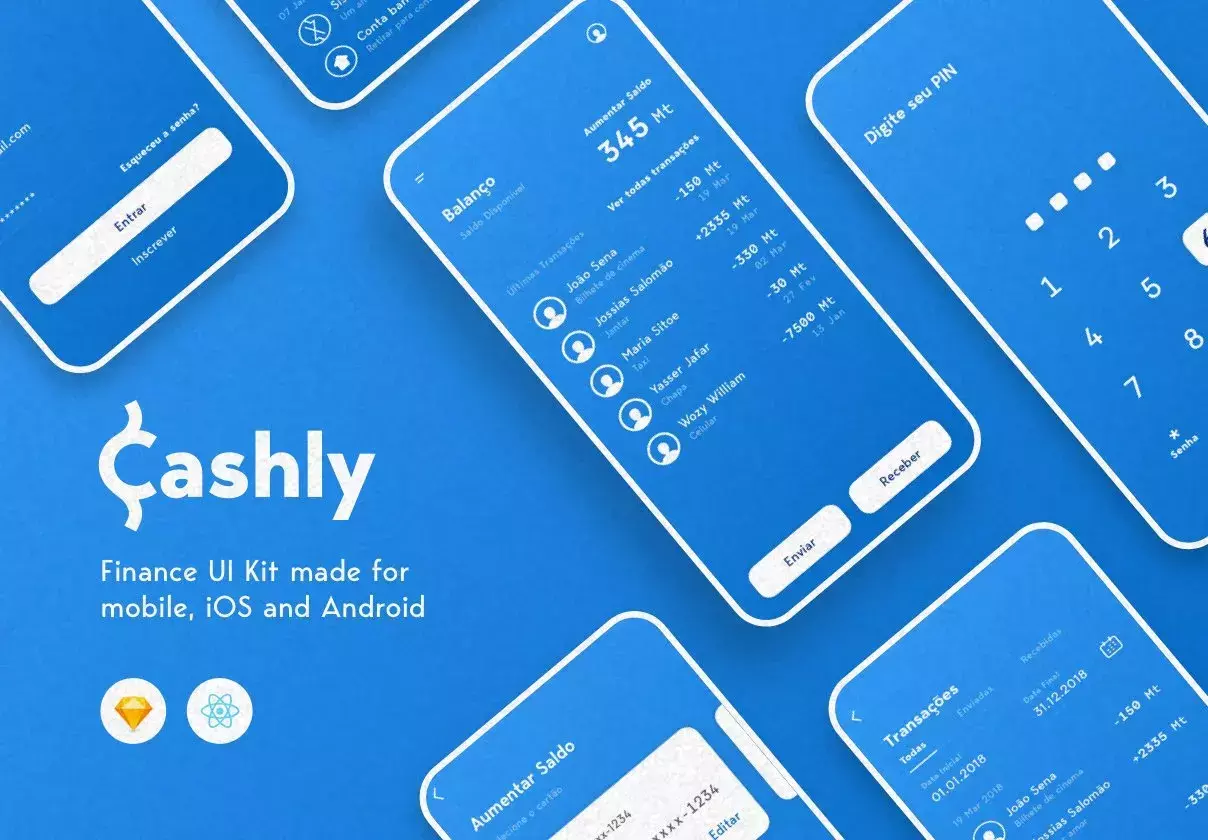 Cashly Fintech UI Kit