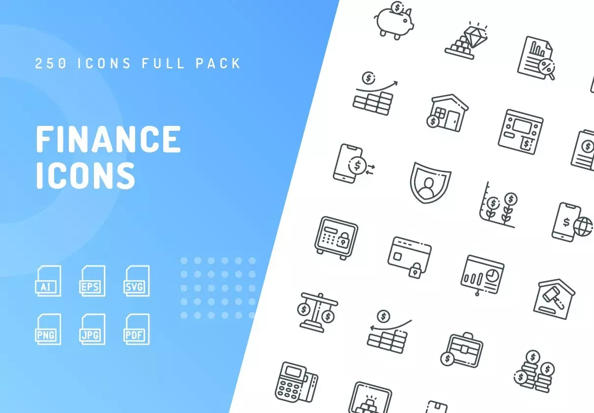 Finance Icons set