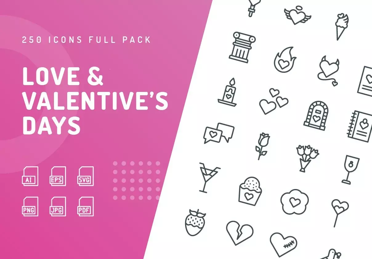 Love and Valentine's Day Icons