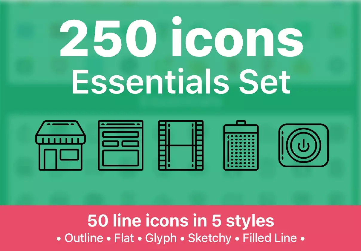 250 Essentials Icons!