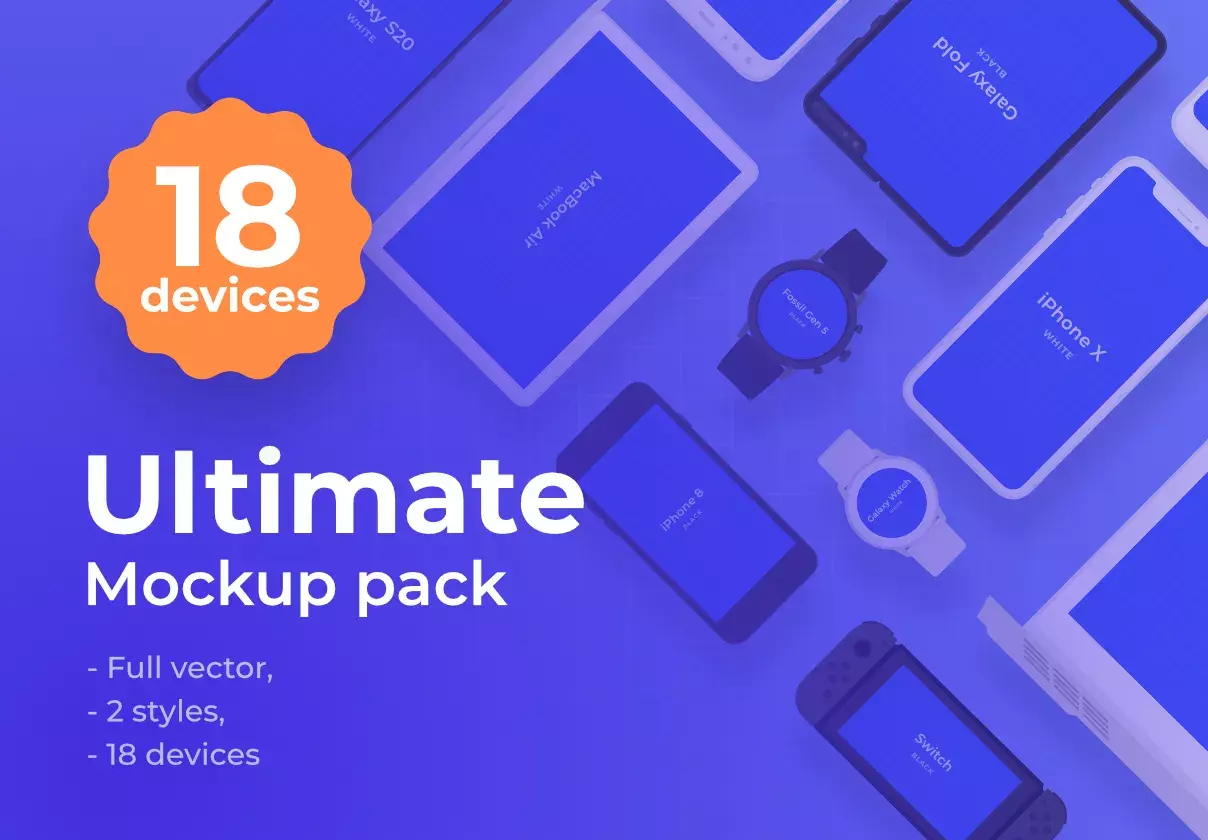 Ultimate mockup pack