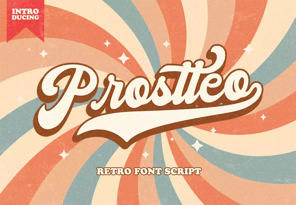 PROSTTEO - Bold Script Font