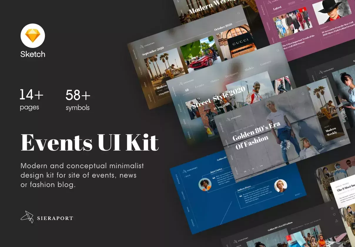 Sieraport Events UI Kit