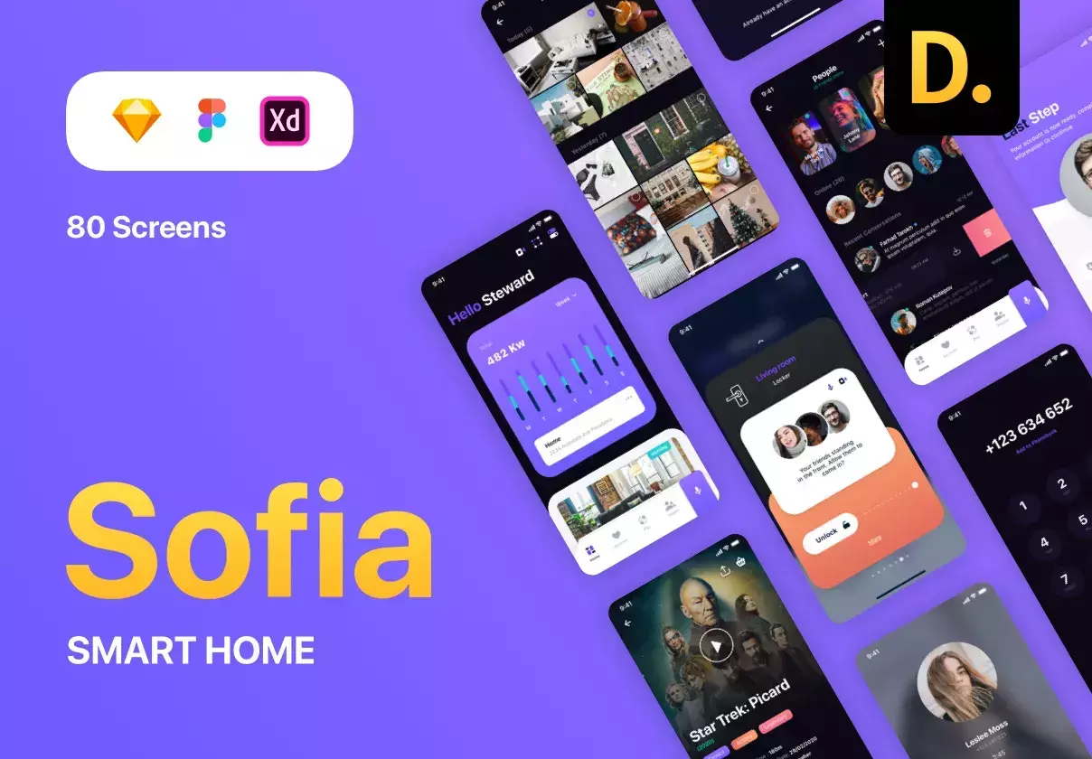 Sofia - Smart Home UI Kit