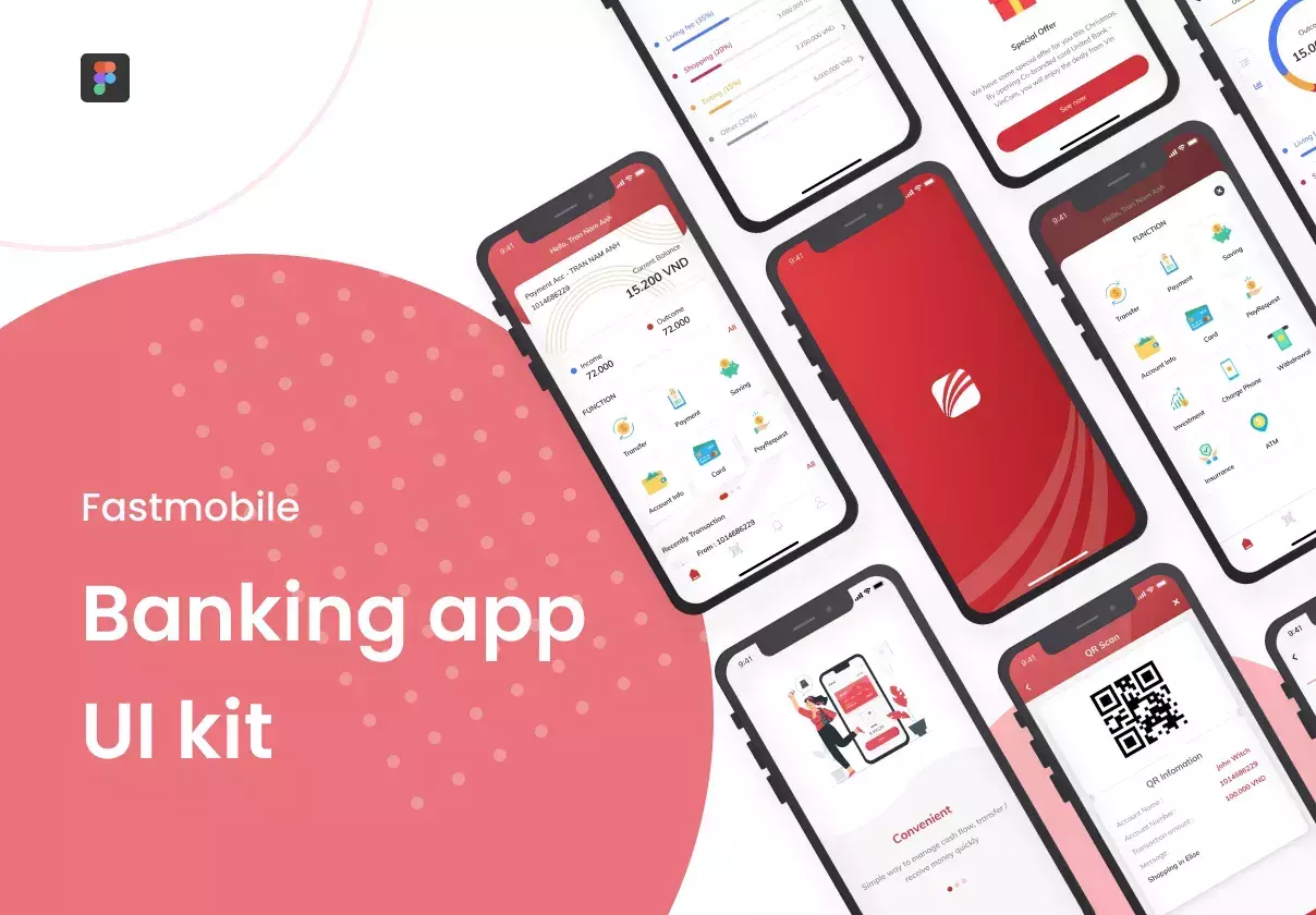 FastMobile - Banking app UI kit