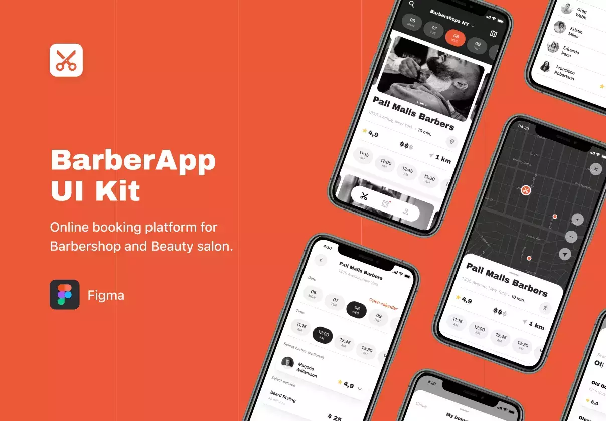 BarberApp UI Kit