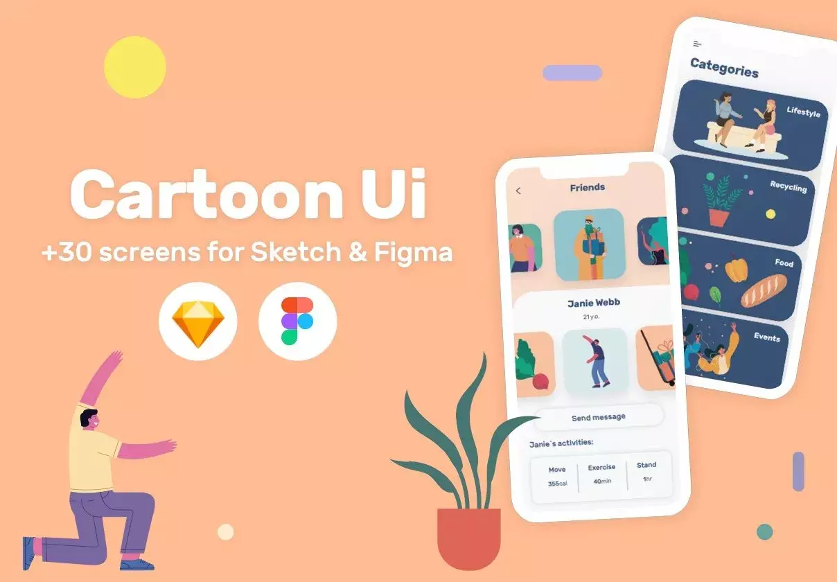 Cartoon UI