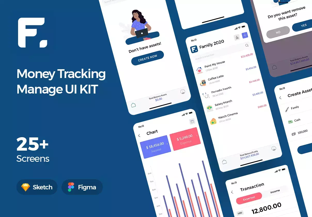 Finany - Cashflow Manager UI KIT