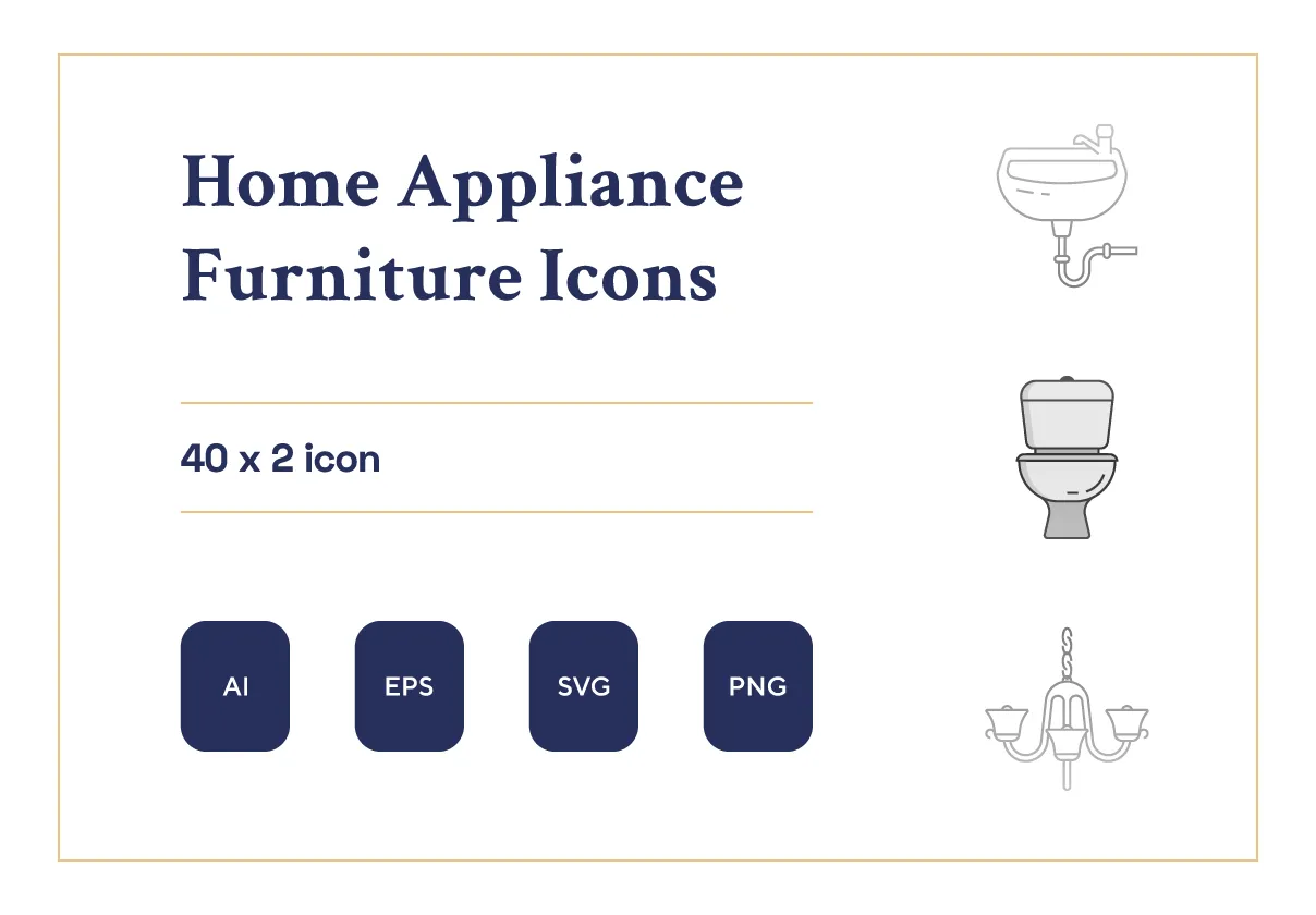 Home Appliance - Furniture Icon