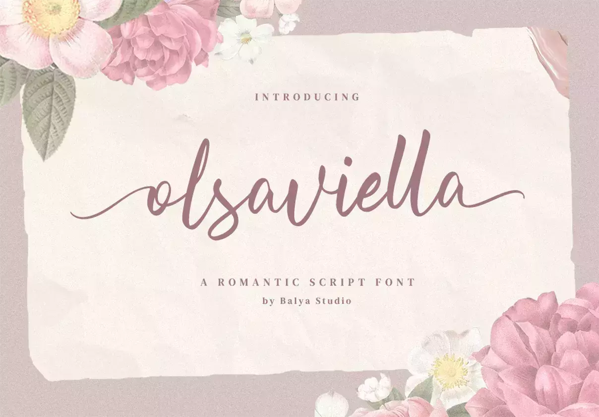 Olsaviella Signature Font