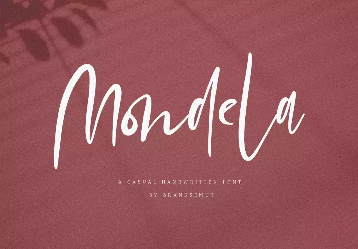 Mondela || Casual Handwritten Font