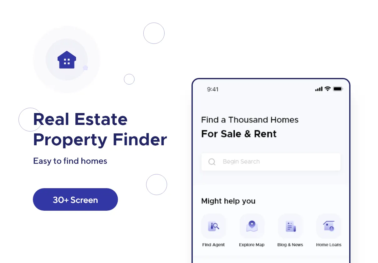 Real Estate Property Finder App