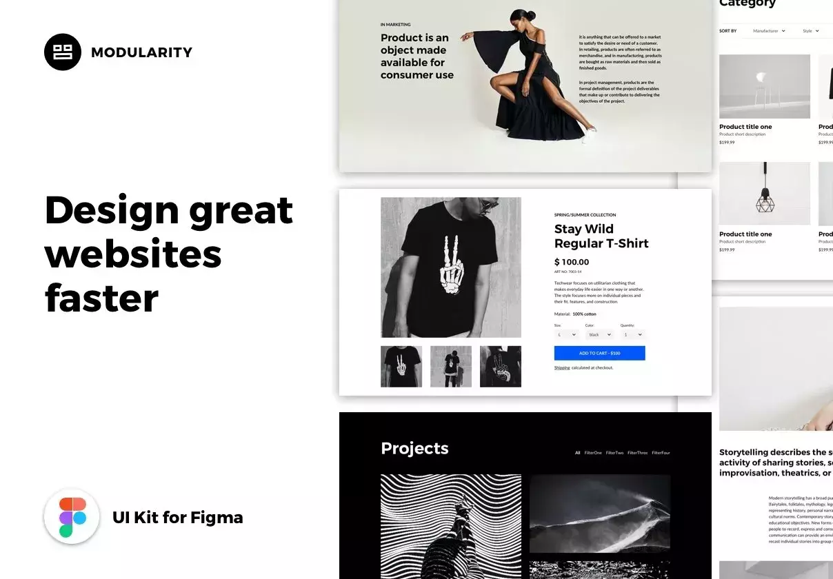 Modularity Web Design System for Figma