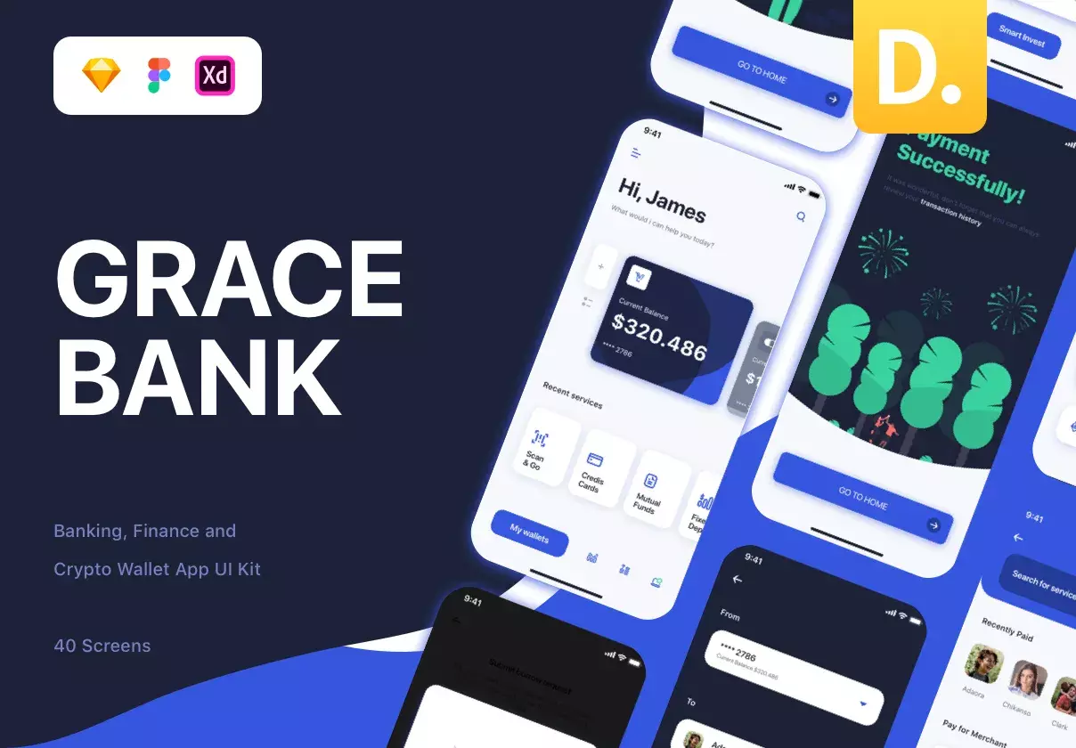 Grace - Banking App UI Kit