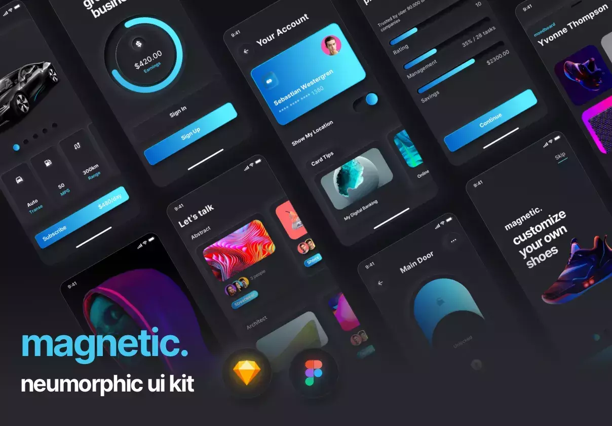 Magnetic UI Kit