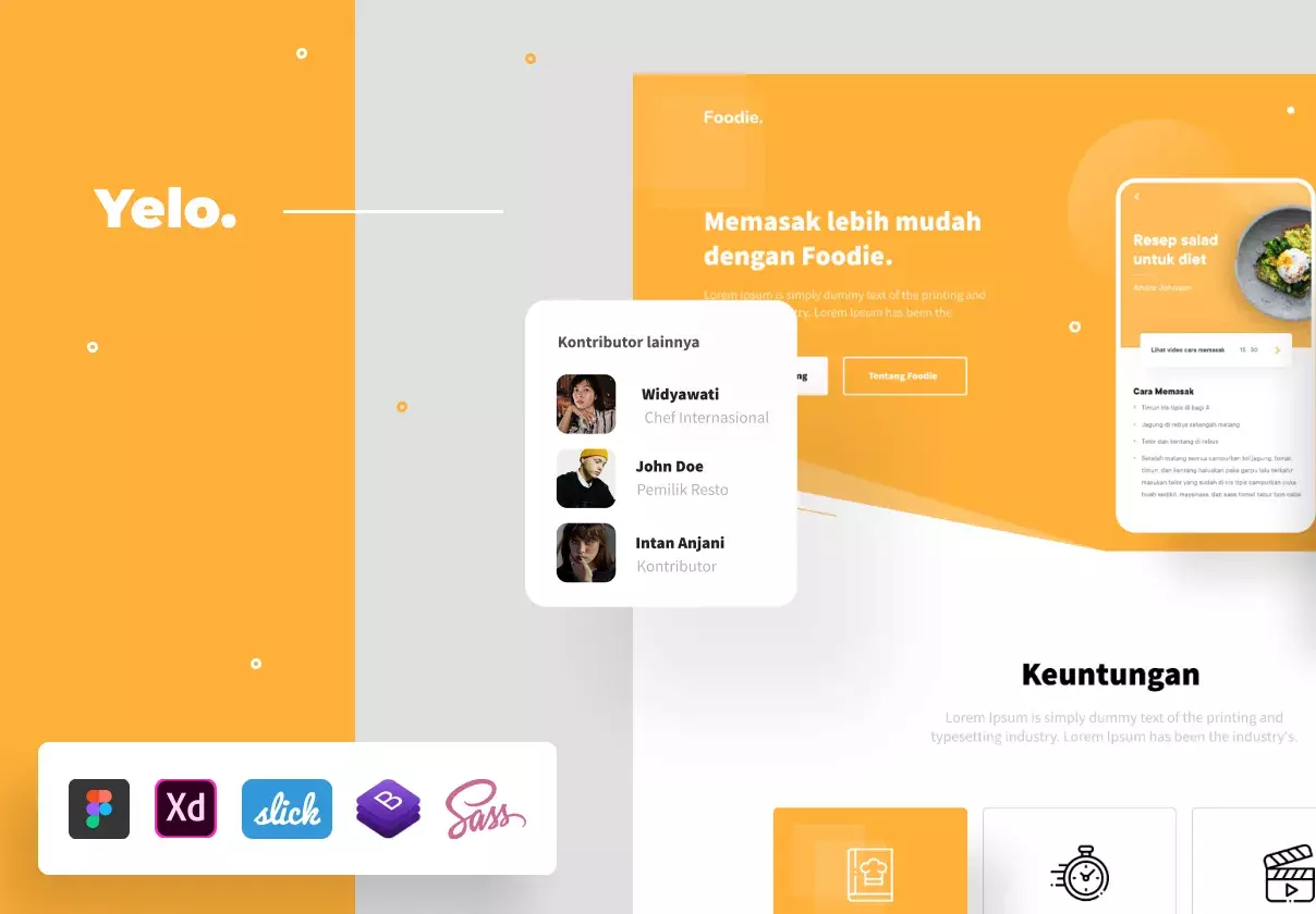 Yelo - Interactive Web Design