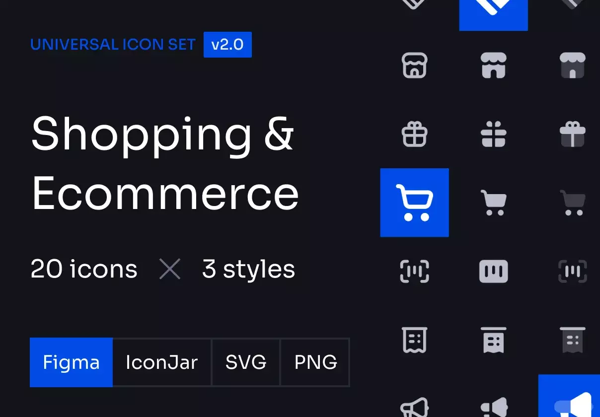 Shopping and Ecommerce Icon Set