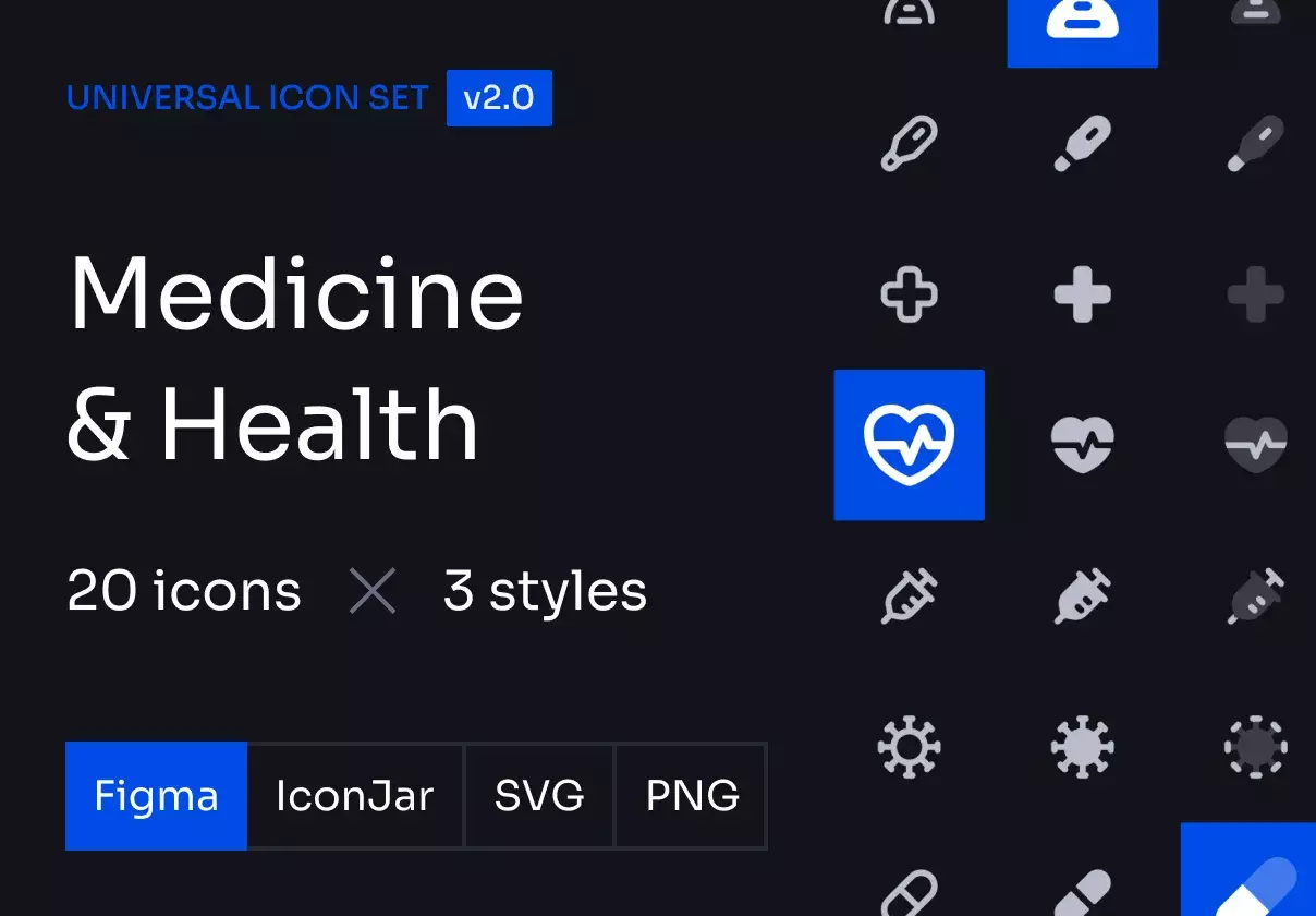 Medicine and Health Icon Set