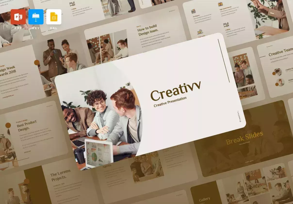 Creativv - Creative Presentation Template