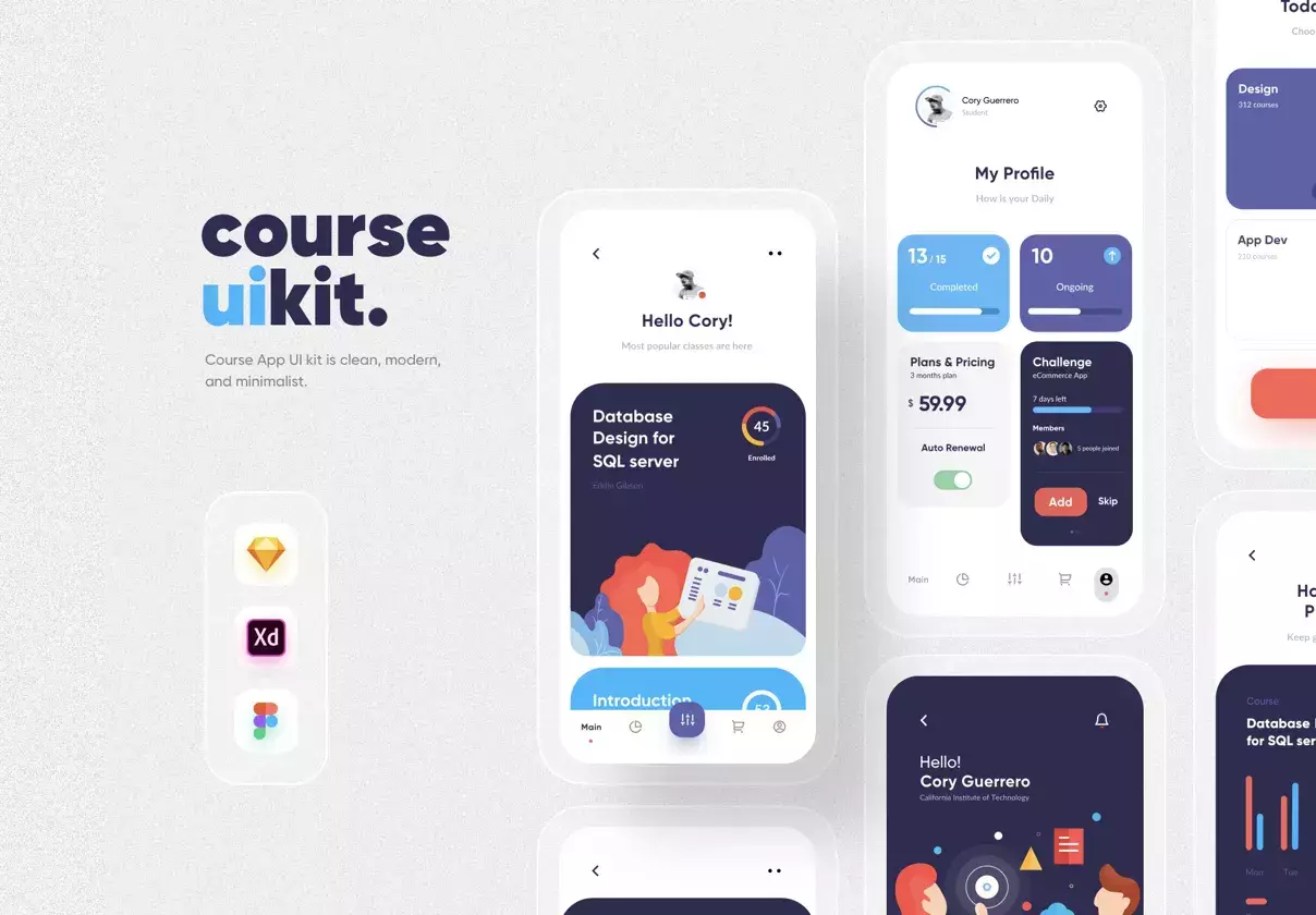 Course App UI Kit