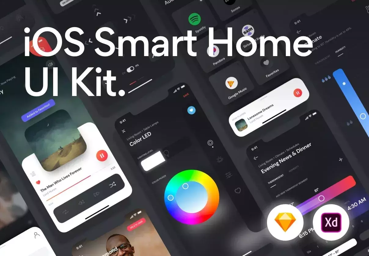 Smart Home Automation UI Kit