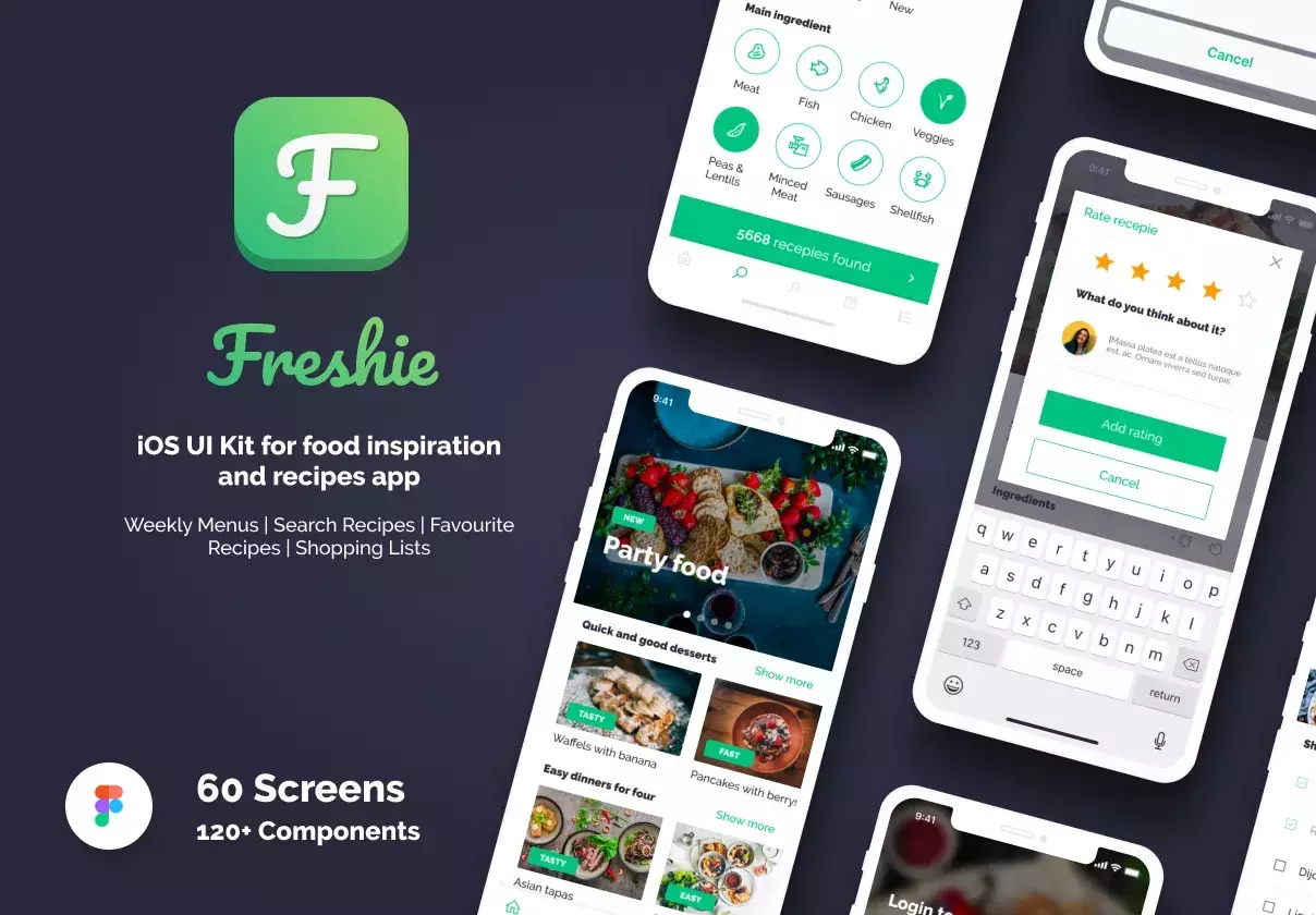 Freshie Food UI Kit