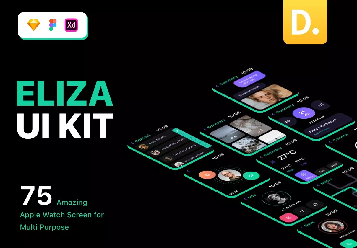 Eliza - Apple Watch UI Kit