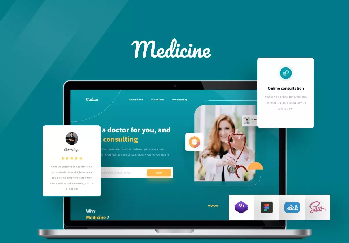 Medicine - Health Website Template