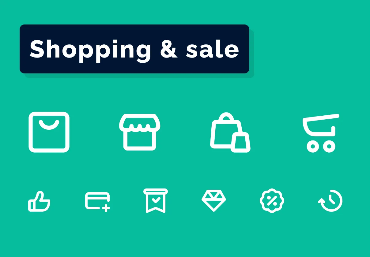 Shopping & Sale Icons