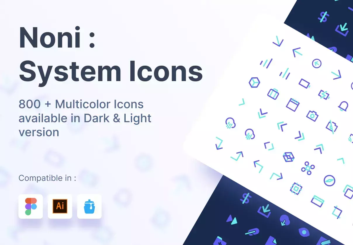 Noni : Multicolor System Icons