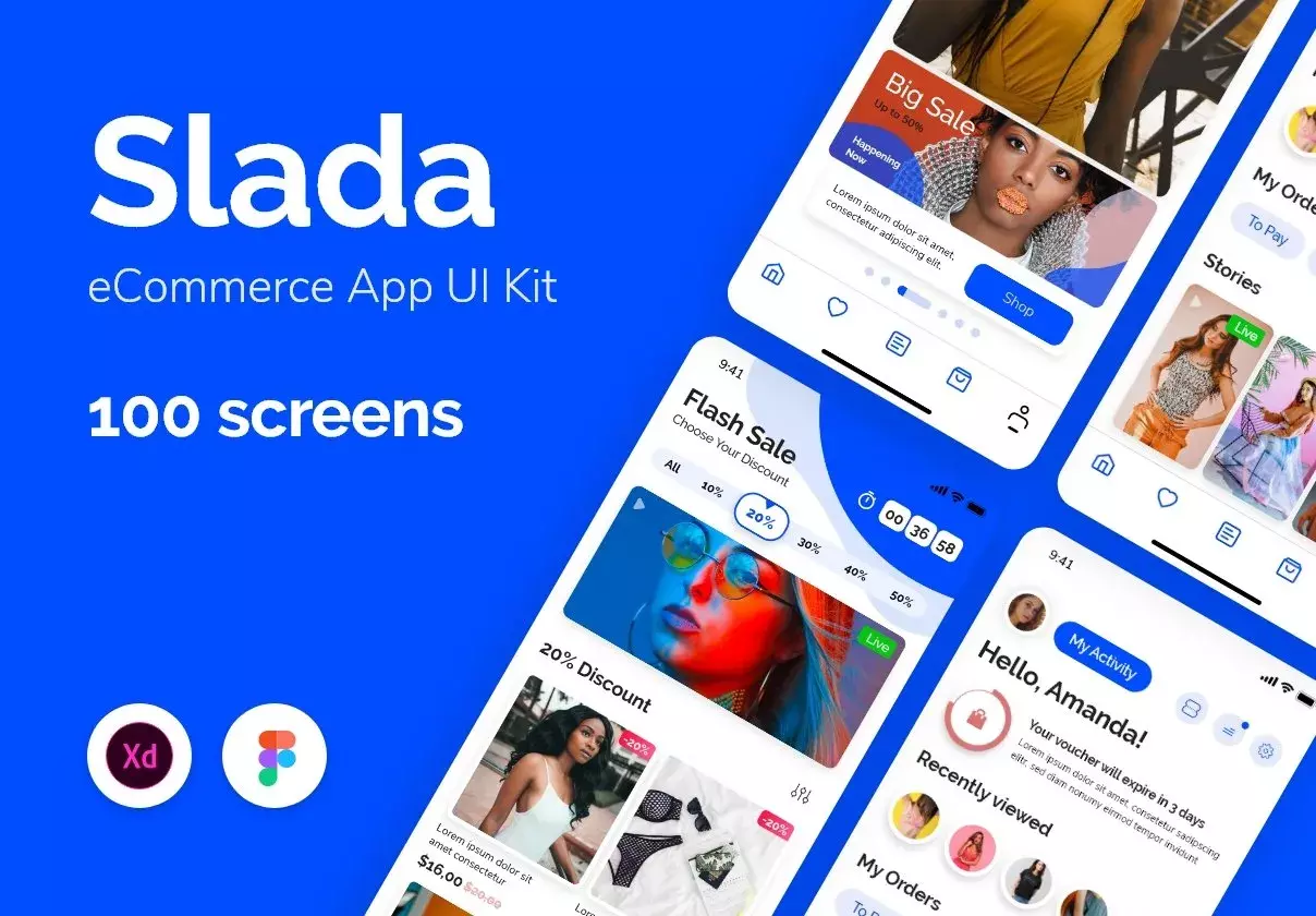 Slada — eCommerce App UI Kit