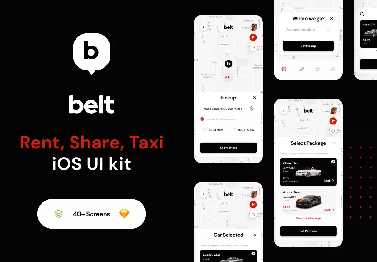 Belt App UI kit