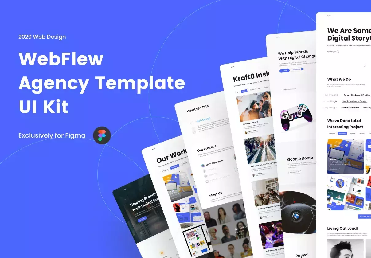 Webflew Agency Template UI Kit