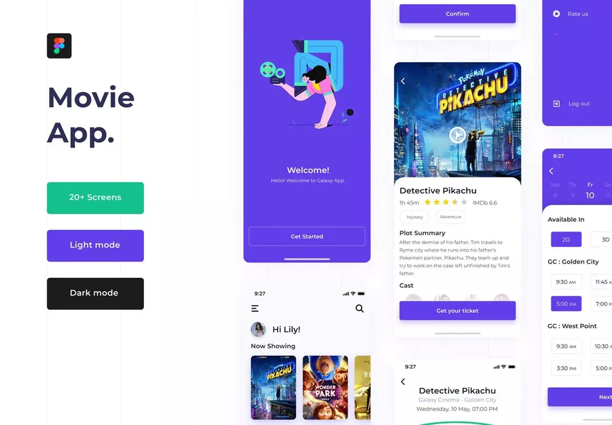 Movie UI Kit IOS