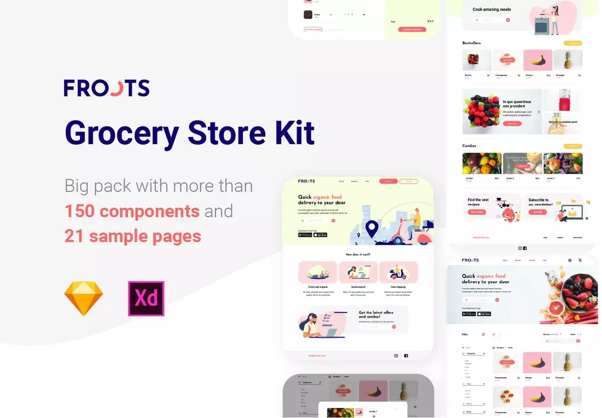 UI KIT Grocery Store