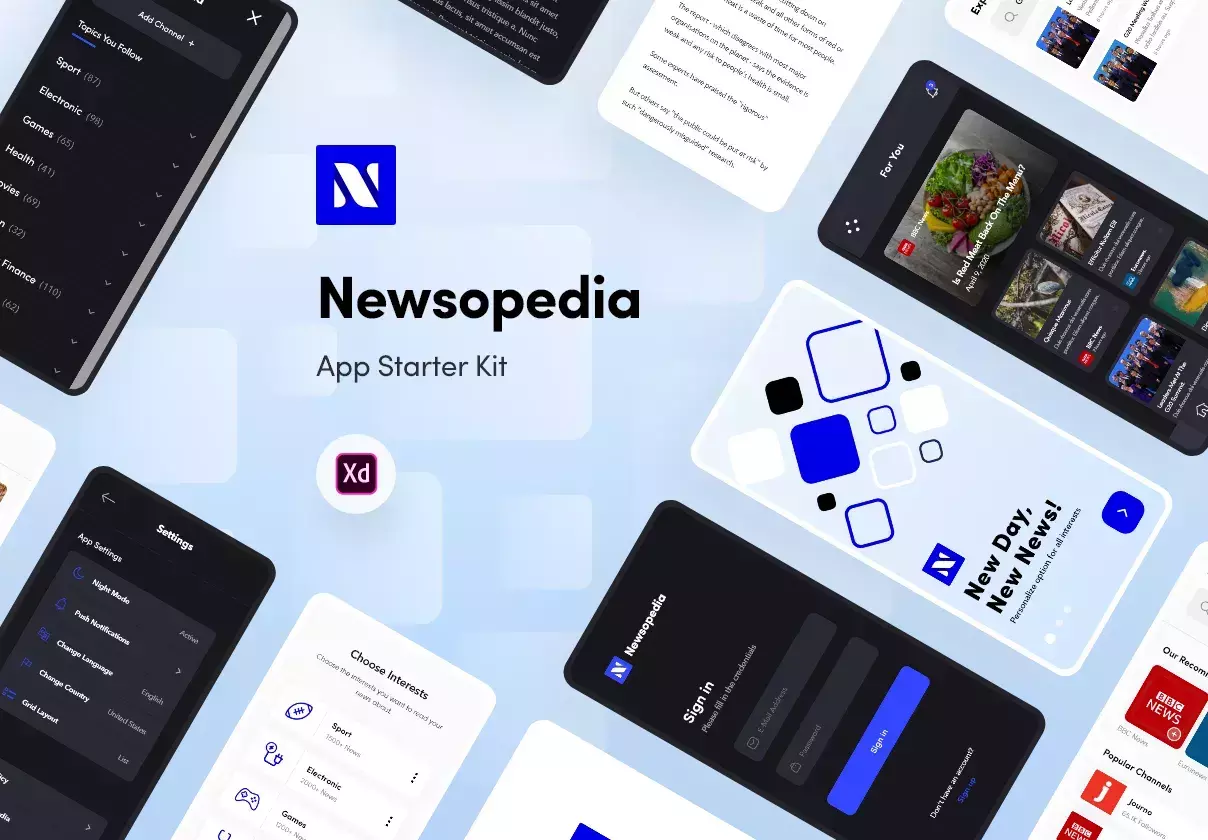 Newsopedia App Starter Kit