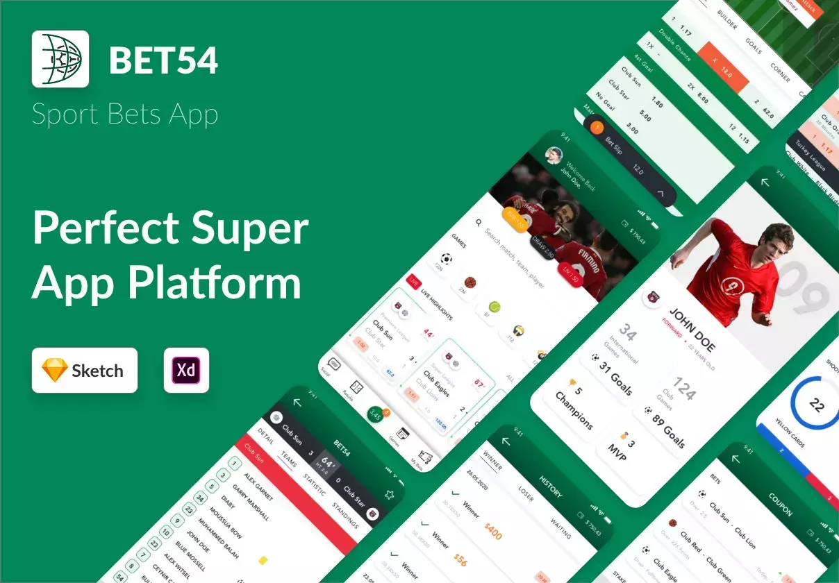 Sport Bets App UI Kit