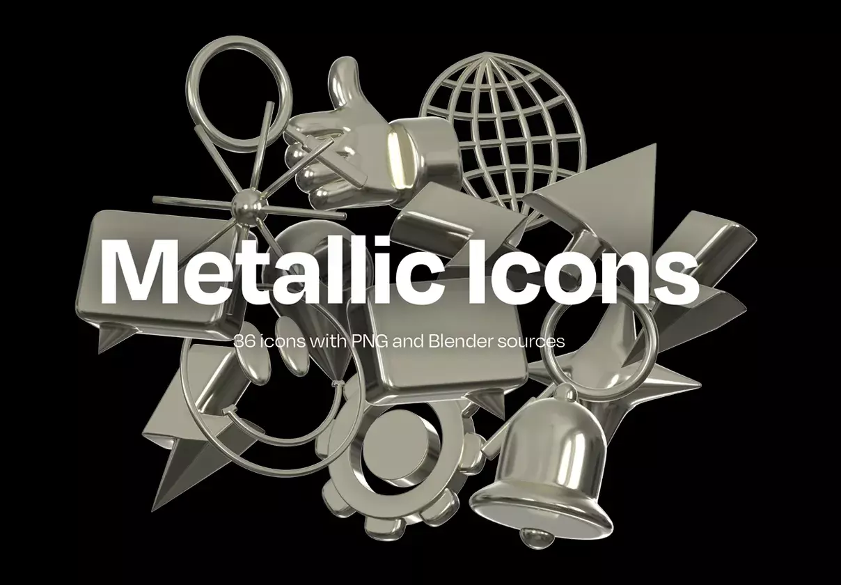 Metallic Icons