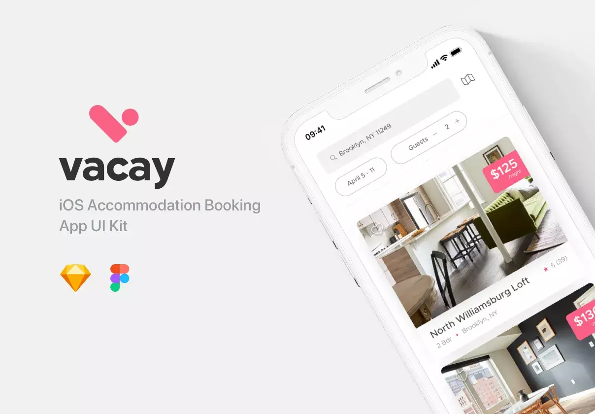 Vacay Accommodation Booking UI Kit