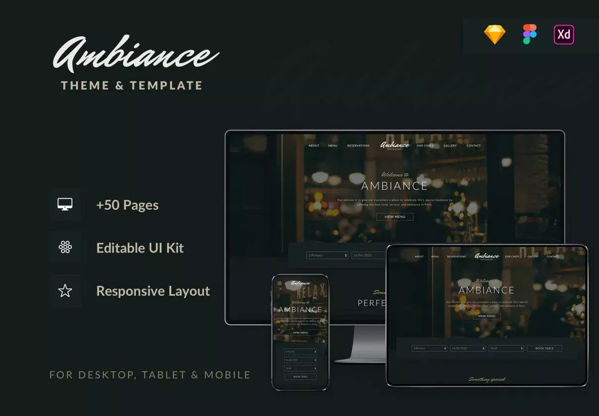 Ambiance - Theme and Template